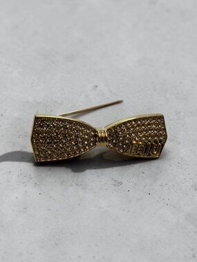 Miu miu UPCYCLED  Crystal Bow brooch